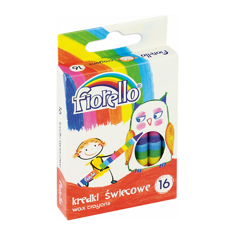 KREDKI ŚWIECOWE FIORELLO 16 KOLORÓW