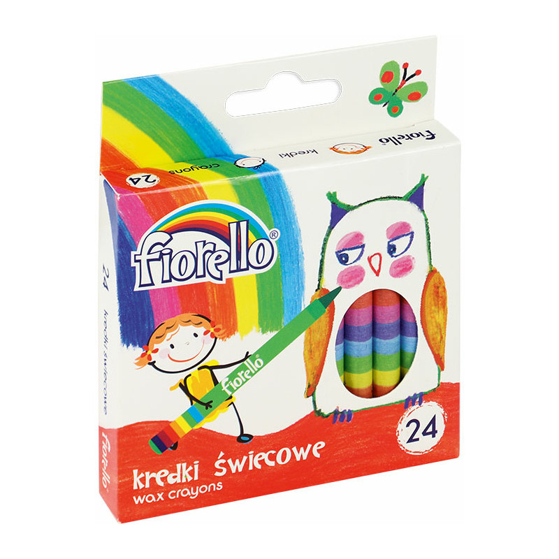 KREDKI ŚWIECOWE FIORELLO 24 KOLORÓW