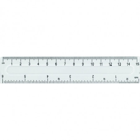 LINIJKA PRZEZROCZYSTA 15cm GR-801