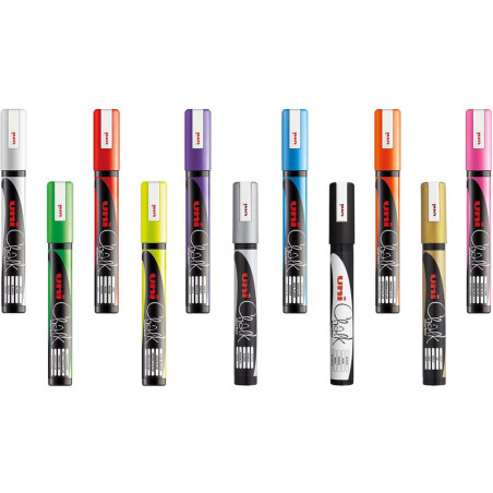 MARKER KREDOWY UNI CHALK PWE-5M ŻÓŁTY