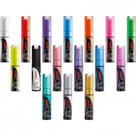 MARKER KREDOWY UNI CHALK PWE-8K BIAŁY