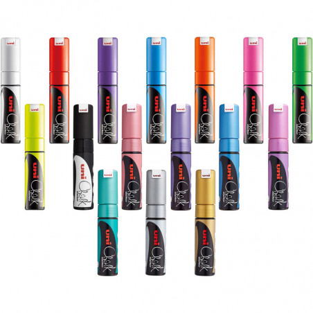 MARKER KREDOWY UNI CHALK PWE-8K BIAŁY