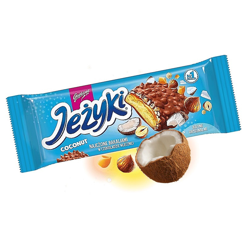 CIASTKA GOPLANA JEŻYKI 140g KOKOSOWE