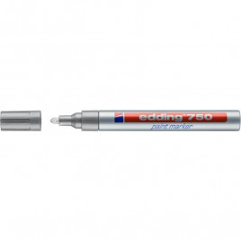 Marker olejowy Edding 750 srebrny