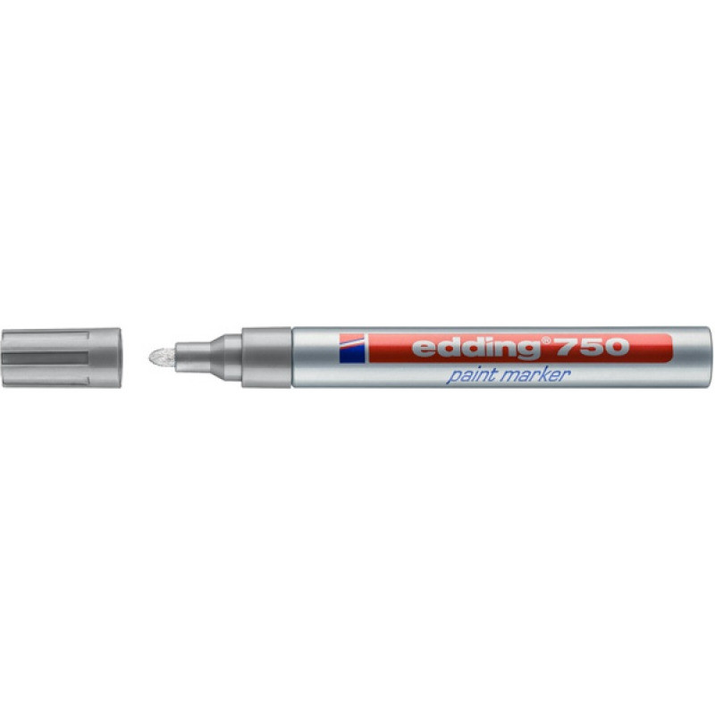 Marker olejowy Edding 750 srebrny