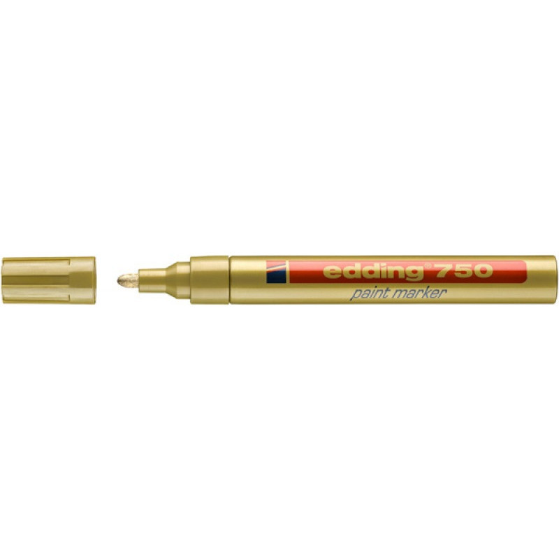 Marker olejowy Edding 750 złoty
