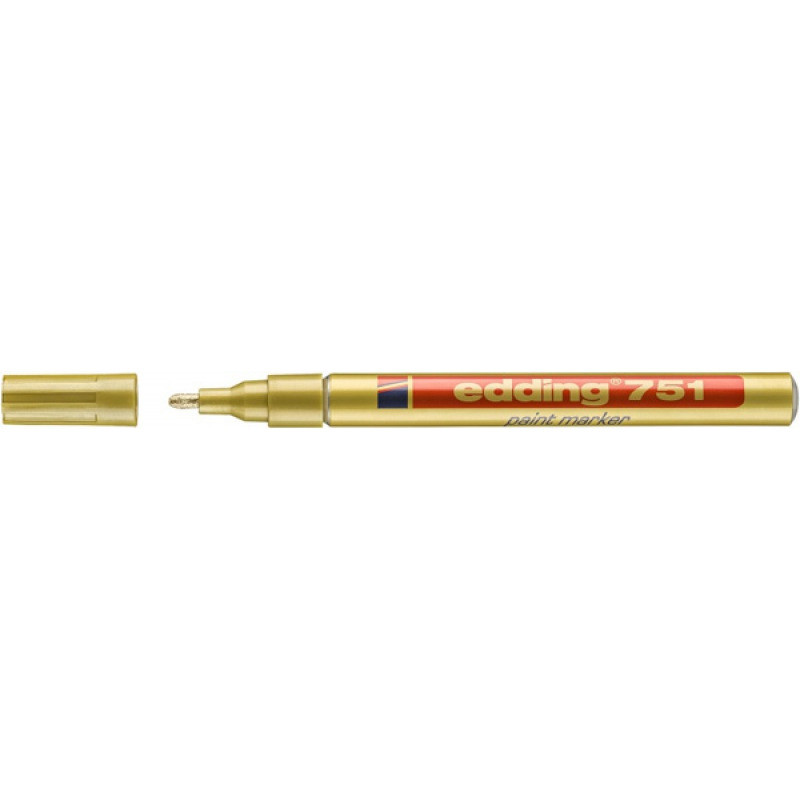 Marker olejowy Edding 751 złoty