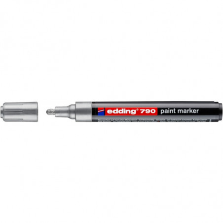 Marker olejowy Edding 790 srebrny