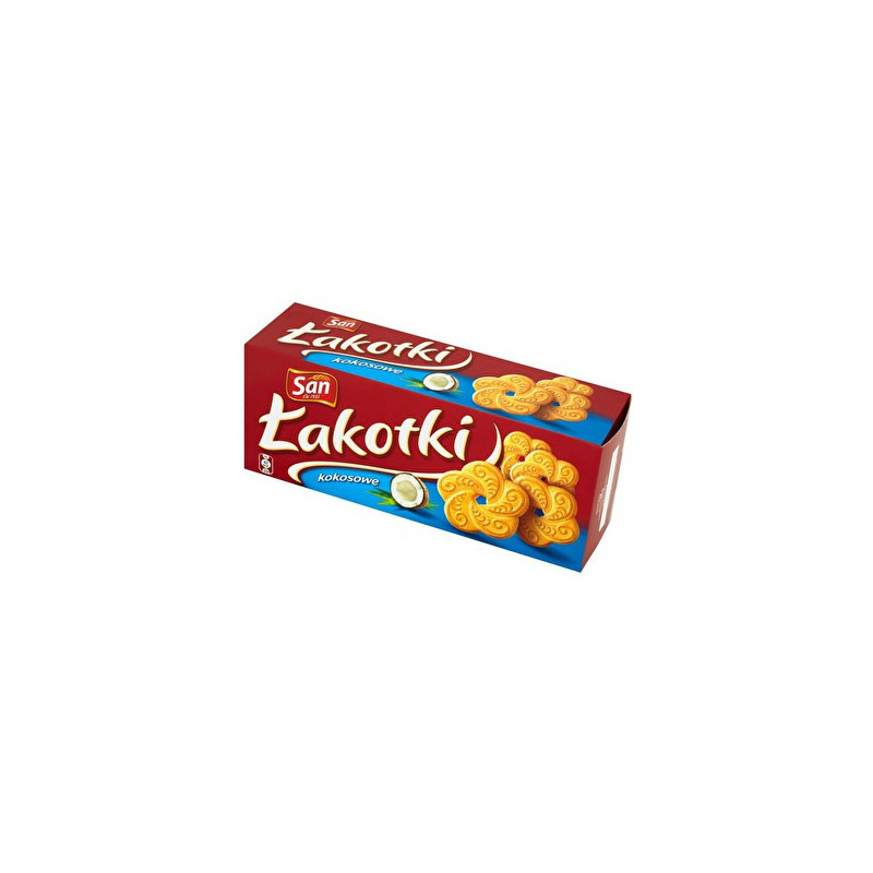 CIASTKA SAN ŁAKOTKI 168g KOKOSOWE