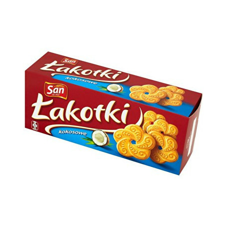CIASTKA SAN ŁAKOTKI 168g KOKOSOWE