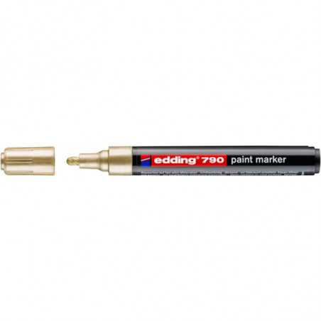 Marker olejowy Edding 790 złoty