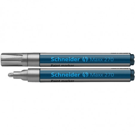 Marker olejowy Schneider Maxx 270 srebrny