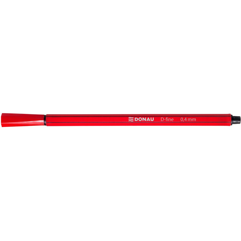 Cienkopisy Donau D-Fine 0.4mm czerwone (10)