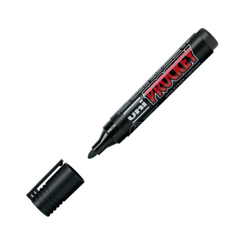 MARKER PERMANENTNY UNI PM-122 CZARNY