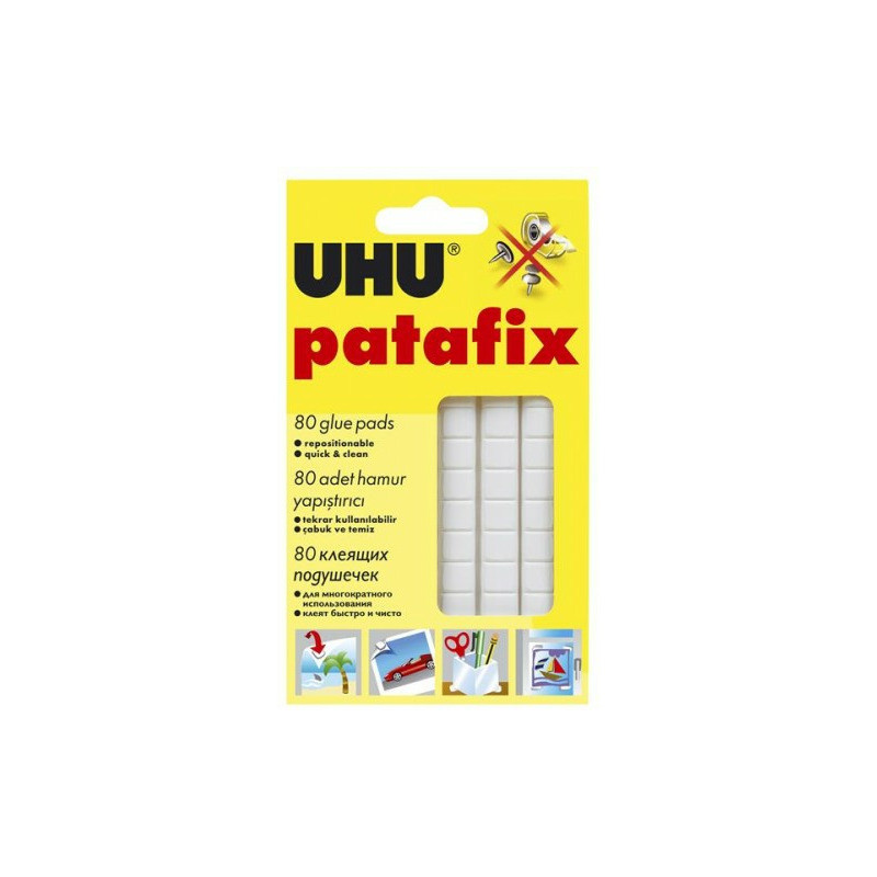 MASA MOCUJĄCA UHU PATAFIX 53g BIAŁA