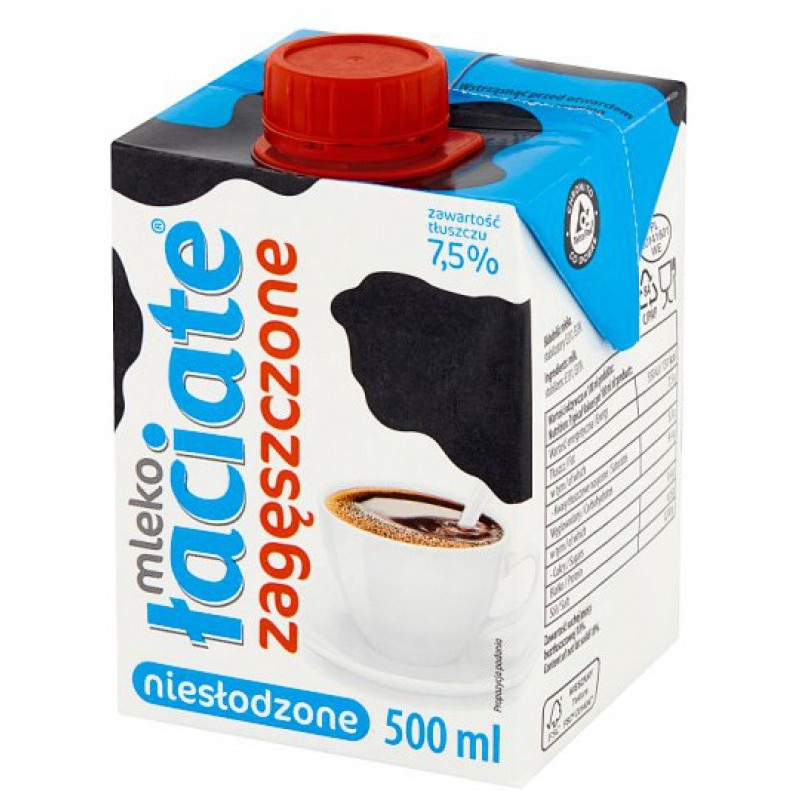 Mleko UHT Łaciate 500ml 7.5% zageszczone