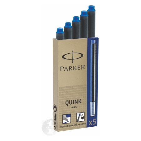 NABOJE ATRAMENTOWE PARKER QUINK NIEBIESKIE (5)