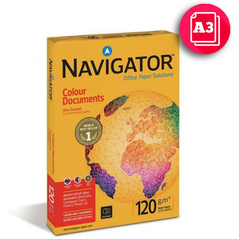 PAPIER NAVIGATOR COLOUR DOCUMENTS A3/120g (500)
