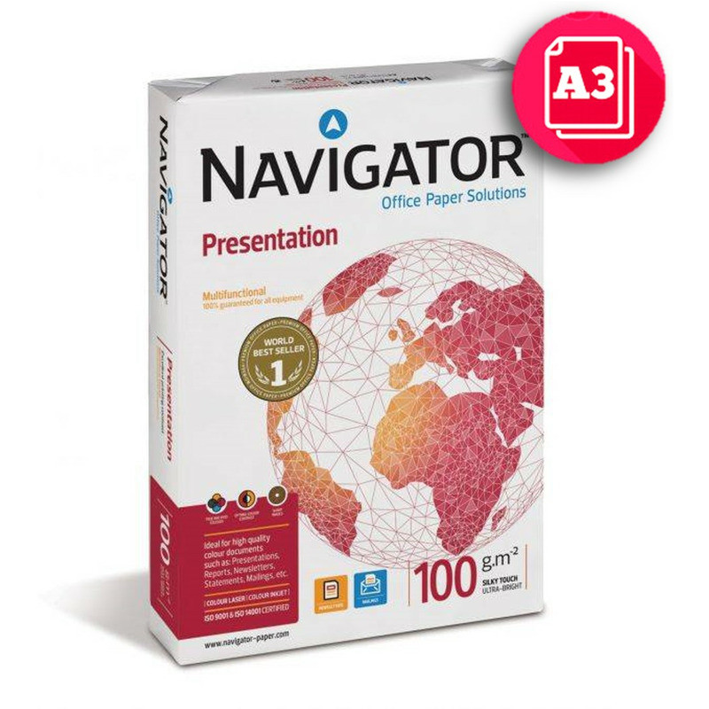 PAPIER NAVIGATOR PRESENTATION A3/100g (500)