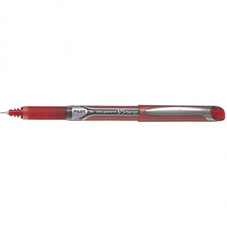CIENKOPIS PILOT V5 GRIP CZERWONY
