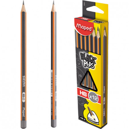 OŁÓWEK MAPED BLACK'PEPS HB BEZ GUMKI