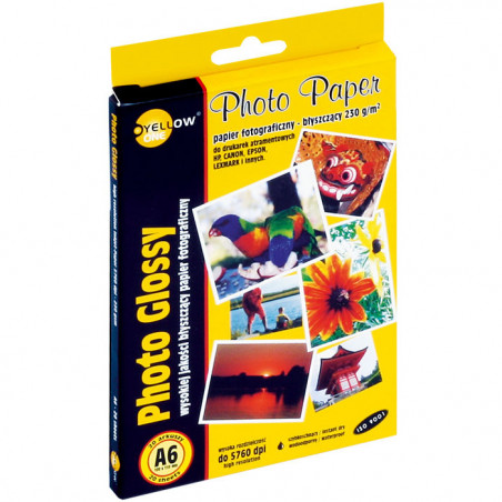 PAPIER FOTO YELLOW ONE A6 230g BŁYSK (20)