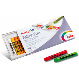 PASTELE DO TKANIN PENTEL 15 KOLORÓW