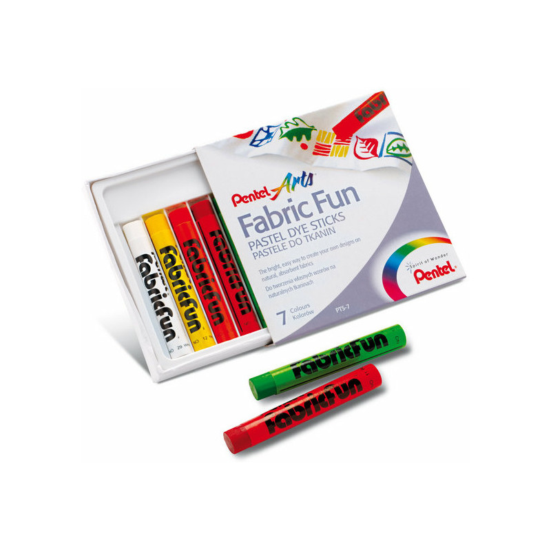 PASTELE DO TKANIN PENTEL 7 KOLORÓW