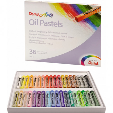 PASTELE OLEJNE PENTEL 36 KOLORÓW