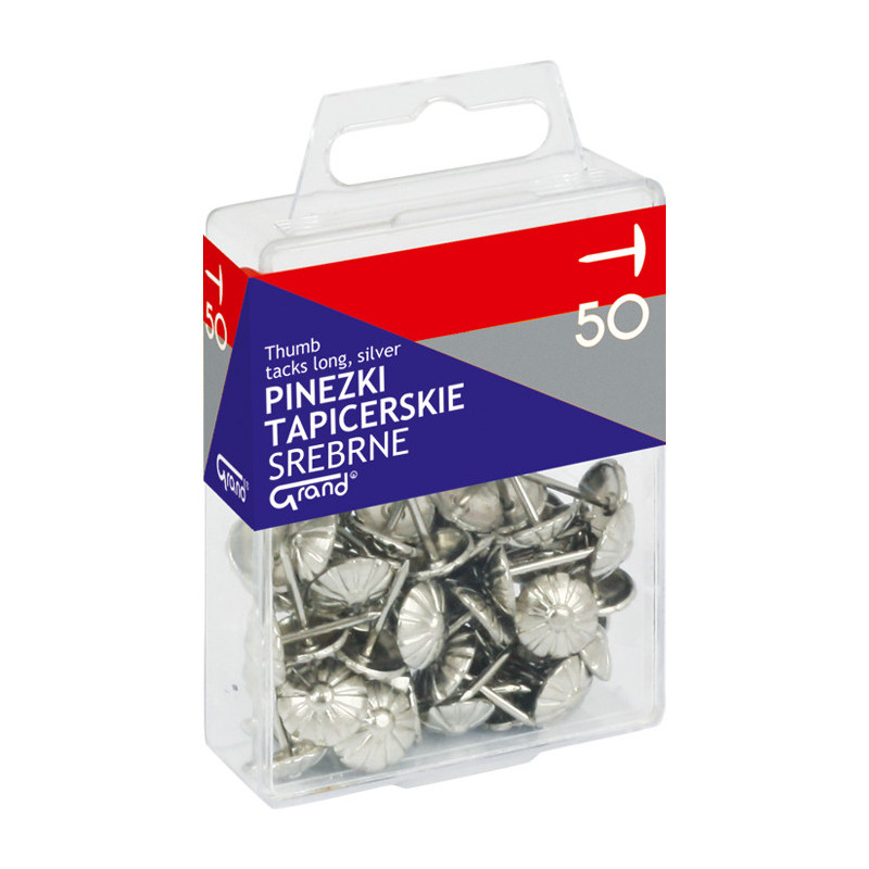 PINEZKI TAPICERSKIE SREBRNE (50)