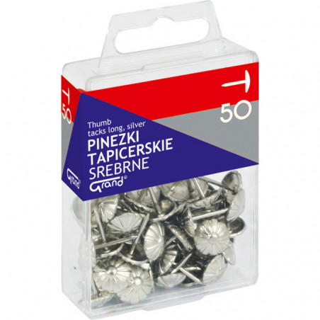 PINEZKI TAPICERSKIE SREBRNE (50)