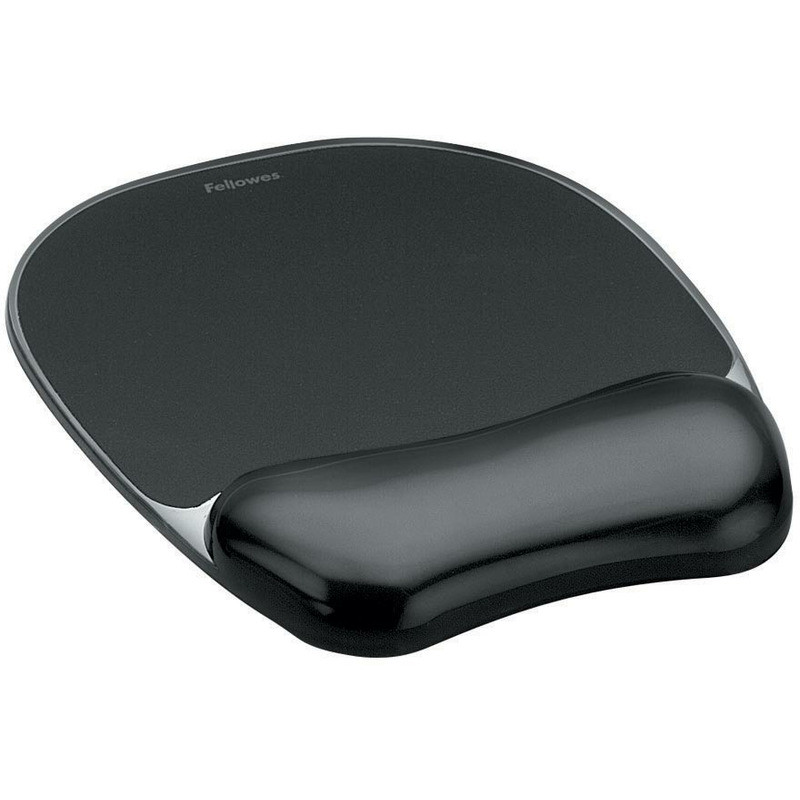 PODKŁADKA ŻELOWA POD MYSZ FELLOWES CRYSTAL CZARNA
