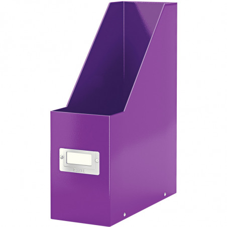 Pojemnik kartonowy Leitz Wow C&S A4/100mm fioletowy
