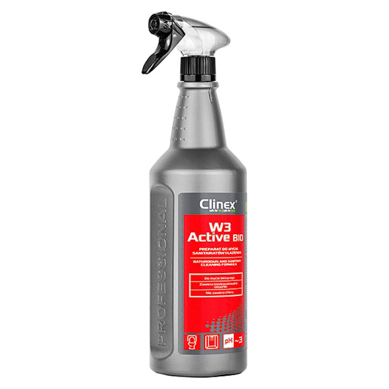 Preparat Clinex W3 Active 1L (do mycia sanitariatów i łazienek)