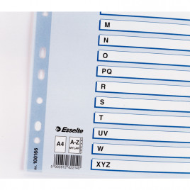 PRZEKŁADKI MYLAR ESSELTE A4 A-Z
