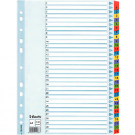 PRZEKŁADKI MYLAR ESSELTE A4 1-31