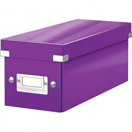 PUDŁO LEITZ CLICK&STORE 143*136*352mm FIOLETOWE