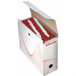 PUDŁO NA TECZKI ZAWIESZANE ESSELTE 117x285x337mm BIAŁE