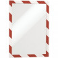 RAMKA DURABLE DURAFRAME SECURITY A4 CZERWONO-BIAŁA (2)