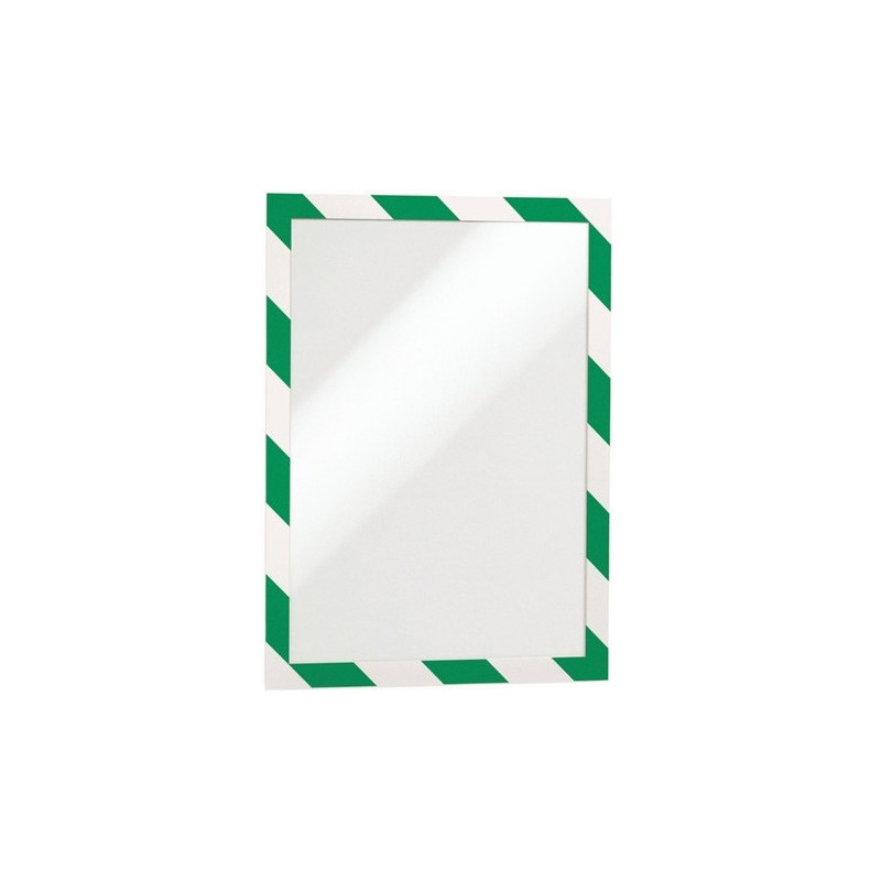 RAMKA DURABLE DURAFRAME SECURITY A4 ZIELONO-BIAŁA (2)