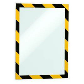 RAMKA DURABLE DURAFRAME SECURITY A4 ŻÓŁTO-CZARNA (2)