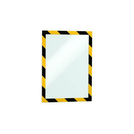 RAMKA DURABLE DURAFRAME SECURITY A4 ŻÓŁTO-CZARNA (2)