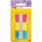 ZAKŁADKI POST-IT 25*38mm 3 KOLORY (3*22)