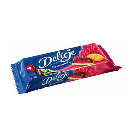 DELICJE SZAMPAŃSKIE 147g MALINOWE