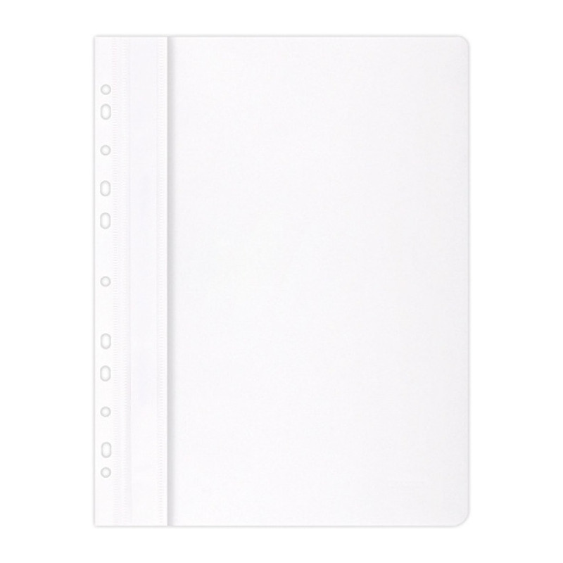 Skoroszyt wpinany Office Products A4 PP biały (25)