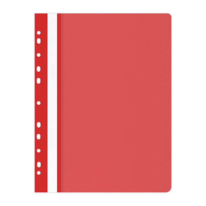 Skoroszyt wpinany Office Products A4 PP czerwony (25)