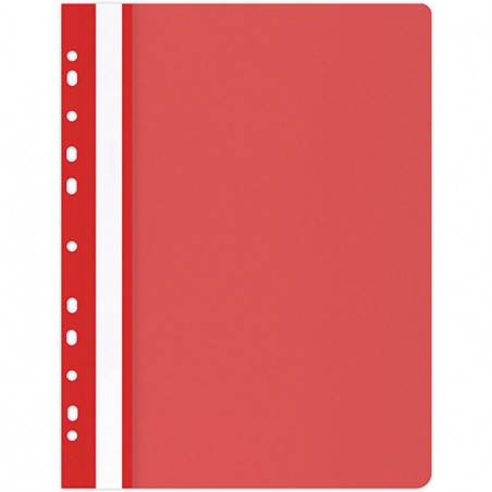 Skoroszyt wpinany Office Products A4 PP czerwony (25)