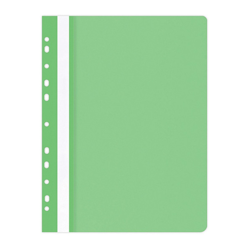 Skoroszyt wpinany Office Products A4 PP jasnozielony (25)