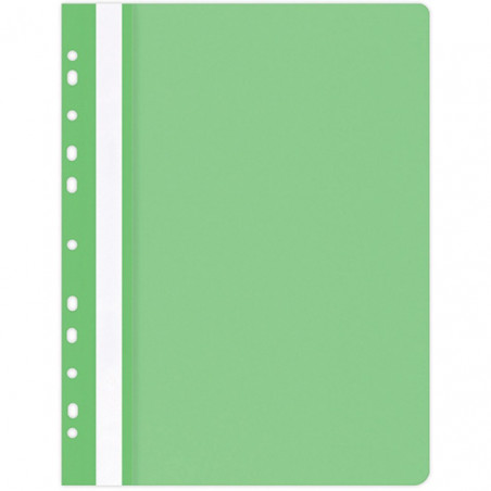 Skoroszyt wpinany Office Products A4 PP jasnozielony (25)