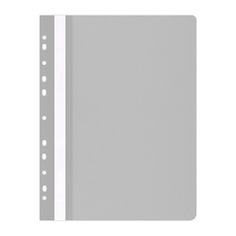 Skoroszyt wpinany Office Products A4 PP szary (25)